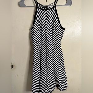 Black and White cocktail dress